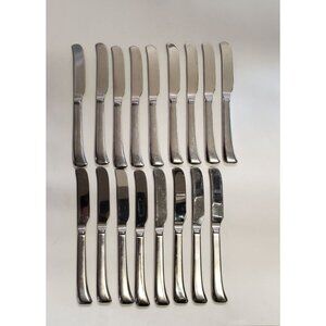 Vintage Sambonet Stainless Steel Butter Knives Spreader Flatware